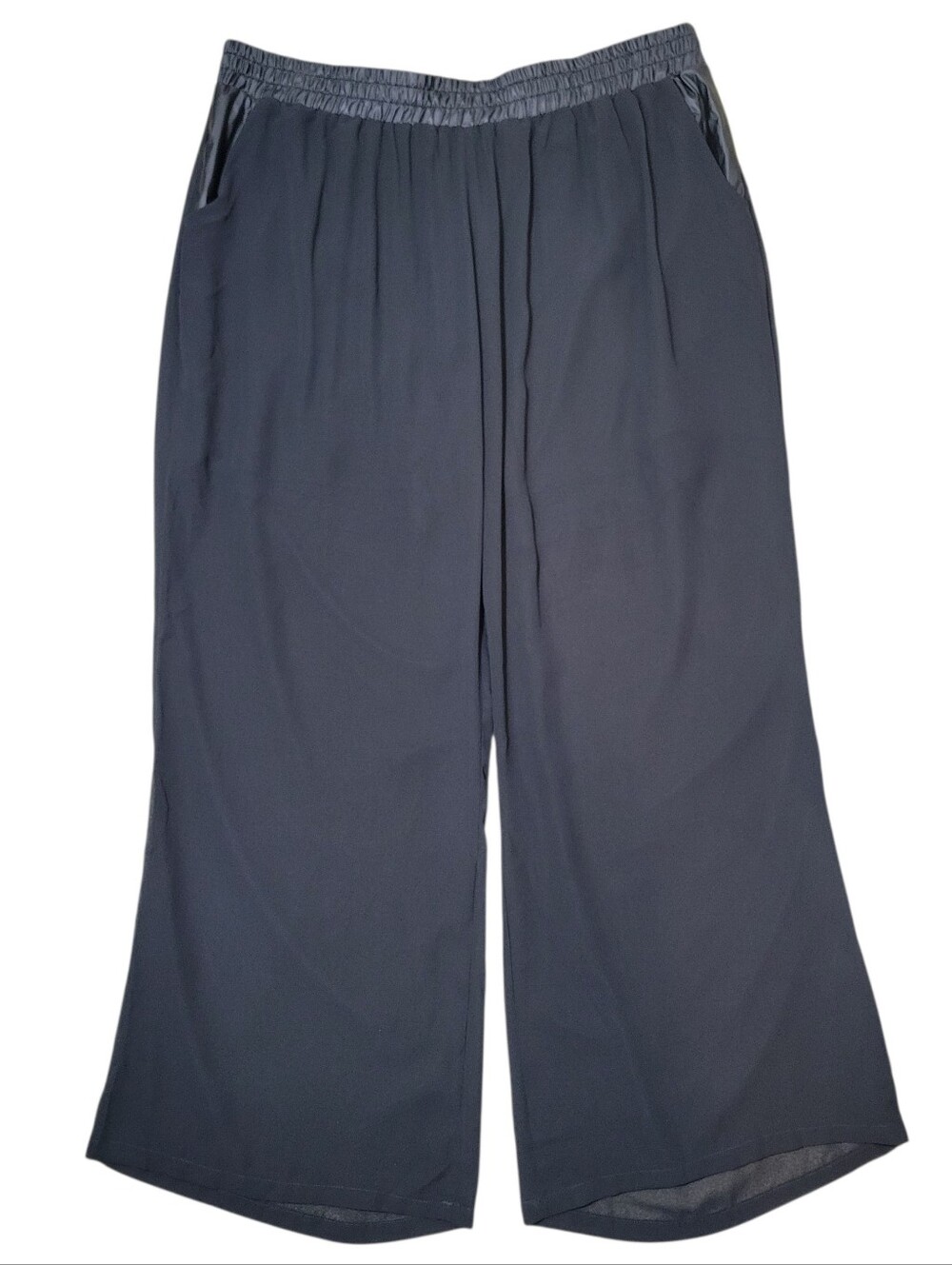 NWT Black, Wide Leg, Sheer, Layered Pants Wet Seal Plus Size 2x